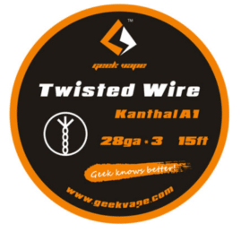 Geekvape Kanthal A1 DIY Twisted Wires 5M 28GA x 3 Australia AVS