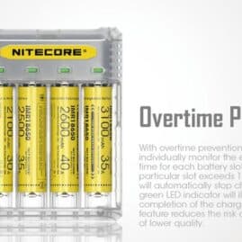Nitecore Q4 4-Slot 2A Quick Battery Charger Australia AVS