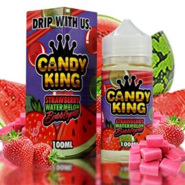 Candy King Strawberry Watermelon Bubblegum 100ml Ejuice Australia AVS