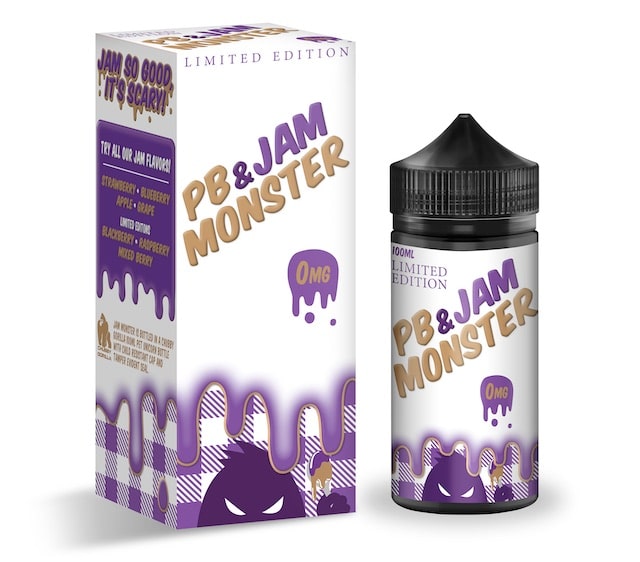 Jam Monster Peanut Butter & Grape Ejuice 100ml Australia AVS