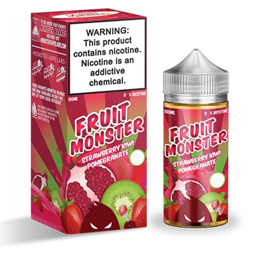 Jam Monster Fruit Monster 100ml Ejuice Strawberry Kiwi Pomegranate Australia AVS