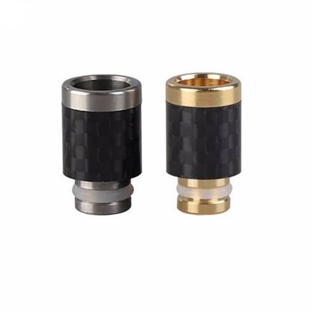 Stainless Steel & Carbon Fibre 510 Drip Tip