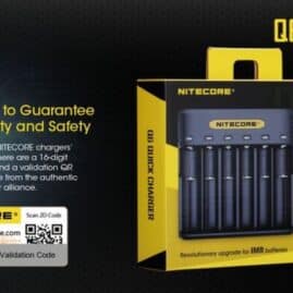 Nitecore Q6 6 Bay Smart Battery Charger Australia