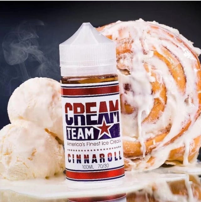 Cream Team ejuice Cinnaroll Australia