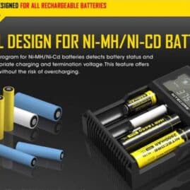 Nitecore D4 LCD Digital charger for NI-MH AA AAA 18650 Australia