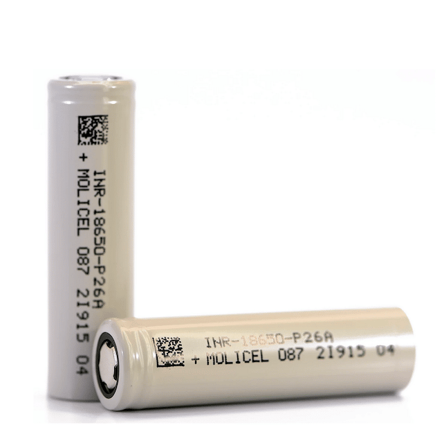 Molicel P26A 18650 2600mAH Battery