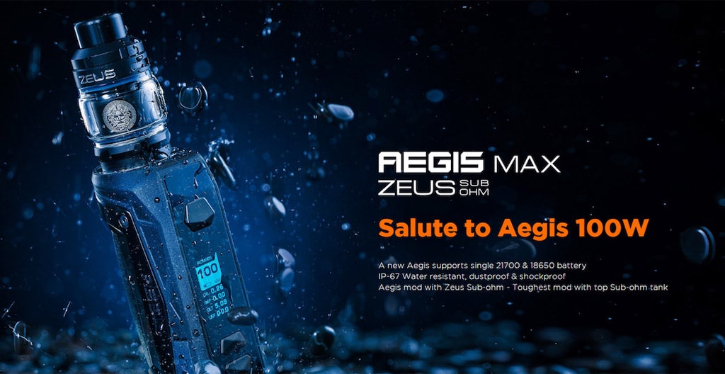 Geekvape Aegis Max 100W Mod Kit with Z Sub Ohm Tank Atomizer 5ml