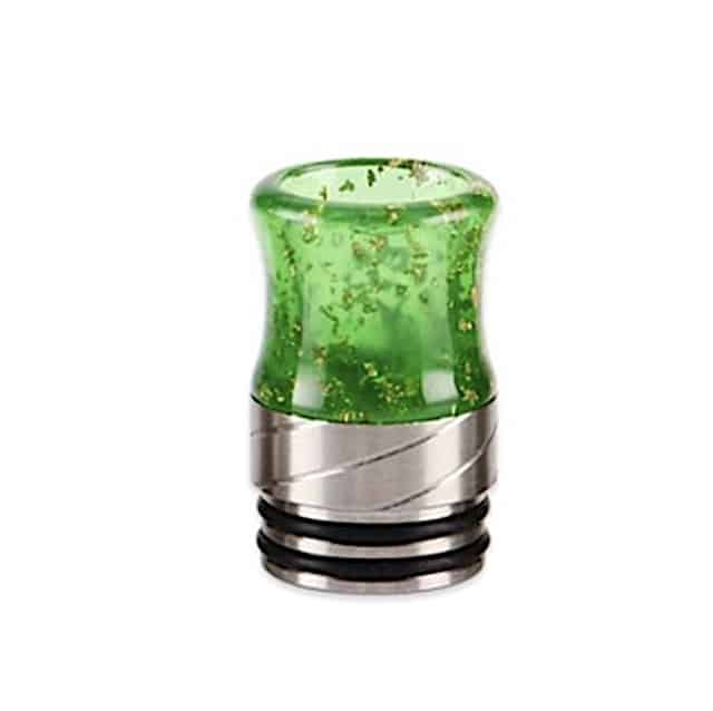 Stainless Steel Sequins 810 Drip Tip Green
