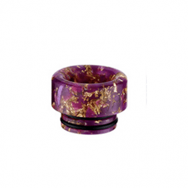 Gold Fleck Resin 810 Wide Bore Drip Tip