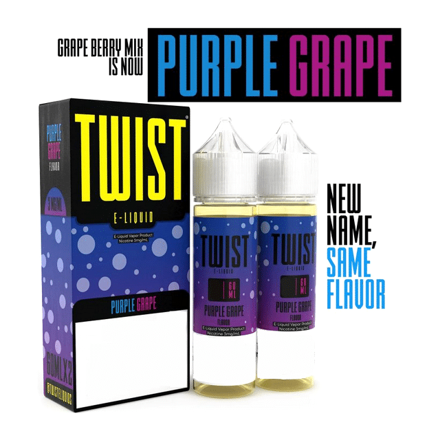 Twist Grape Berry Mix Purple Grape 60ml 120ml Ejuice