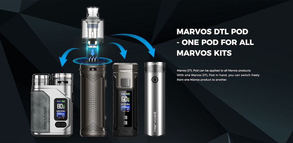 Freemax Marvos 80w Pod Mod Kit