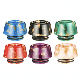 Coloured With Gold Fleck Epoxy 810 Drip Tip