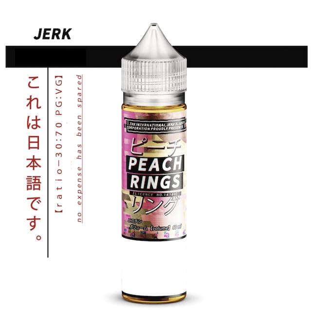 Jerk Peachy Rings Ejuice 60ml
