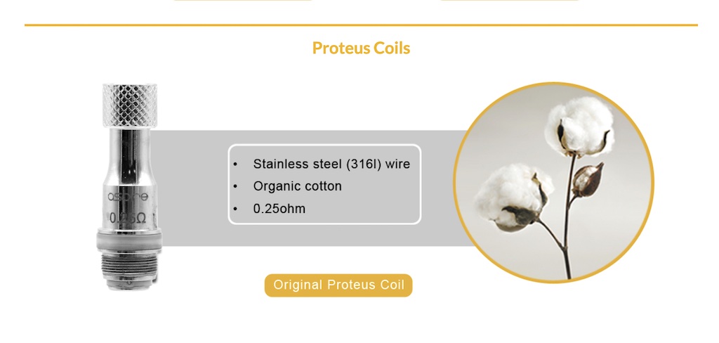 Aspire Proteus Coil